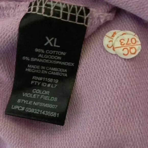 Women’s  Capri Nicole Miller NewYork Lavandar XL  with Draw String Waist NWOT - Picture 4 of 8